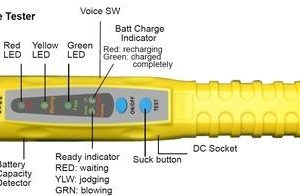 Alcahol breath analyzer